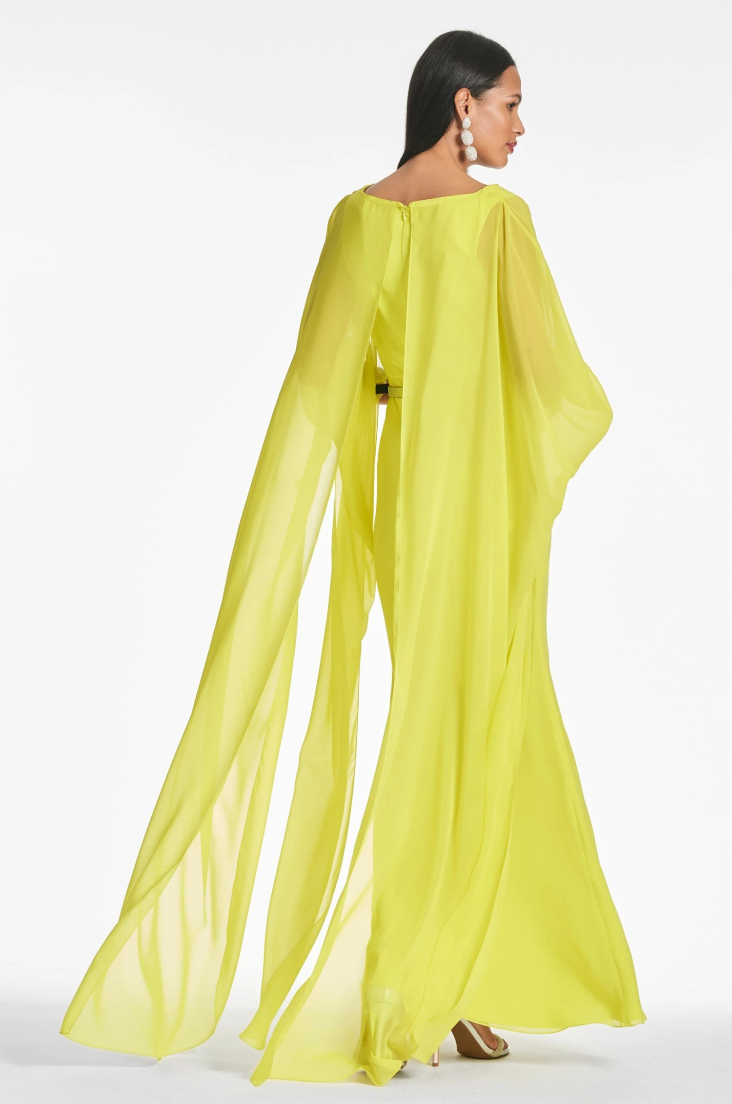 Aphrodite Gown - Neon Limeade - Image 5