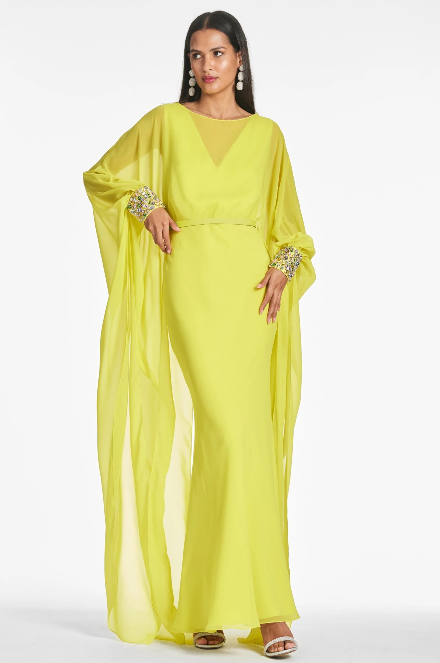 Aphrodite Gown - Neon Limeade - Image 2