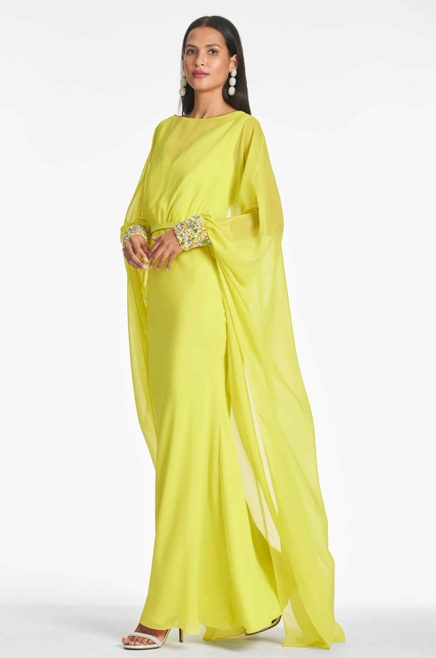Aphrodite Gown - Neon Limeade - Image 3
