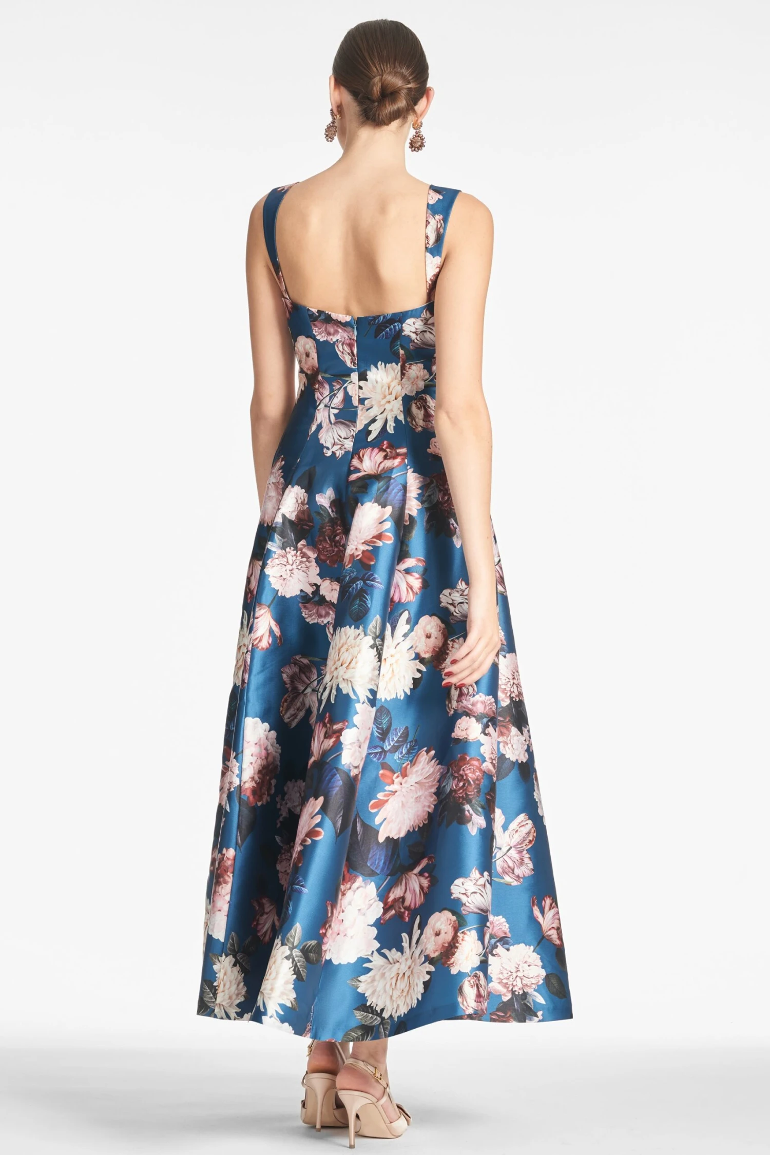 Audrey Gown - Teal Garden - Image 3