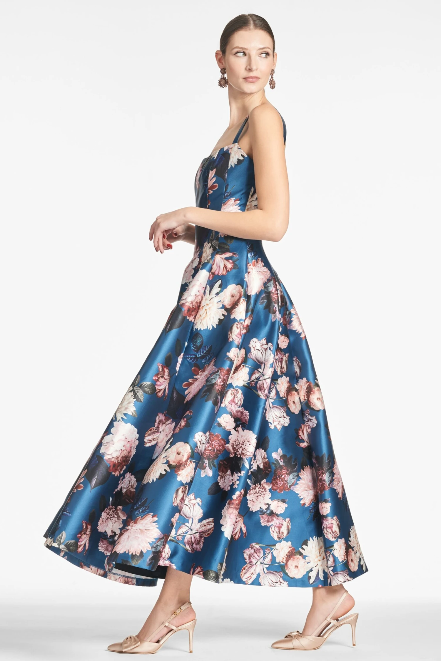 Audrey Gown - Teal Garden - Image 2