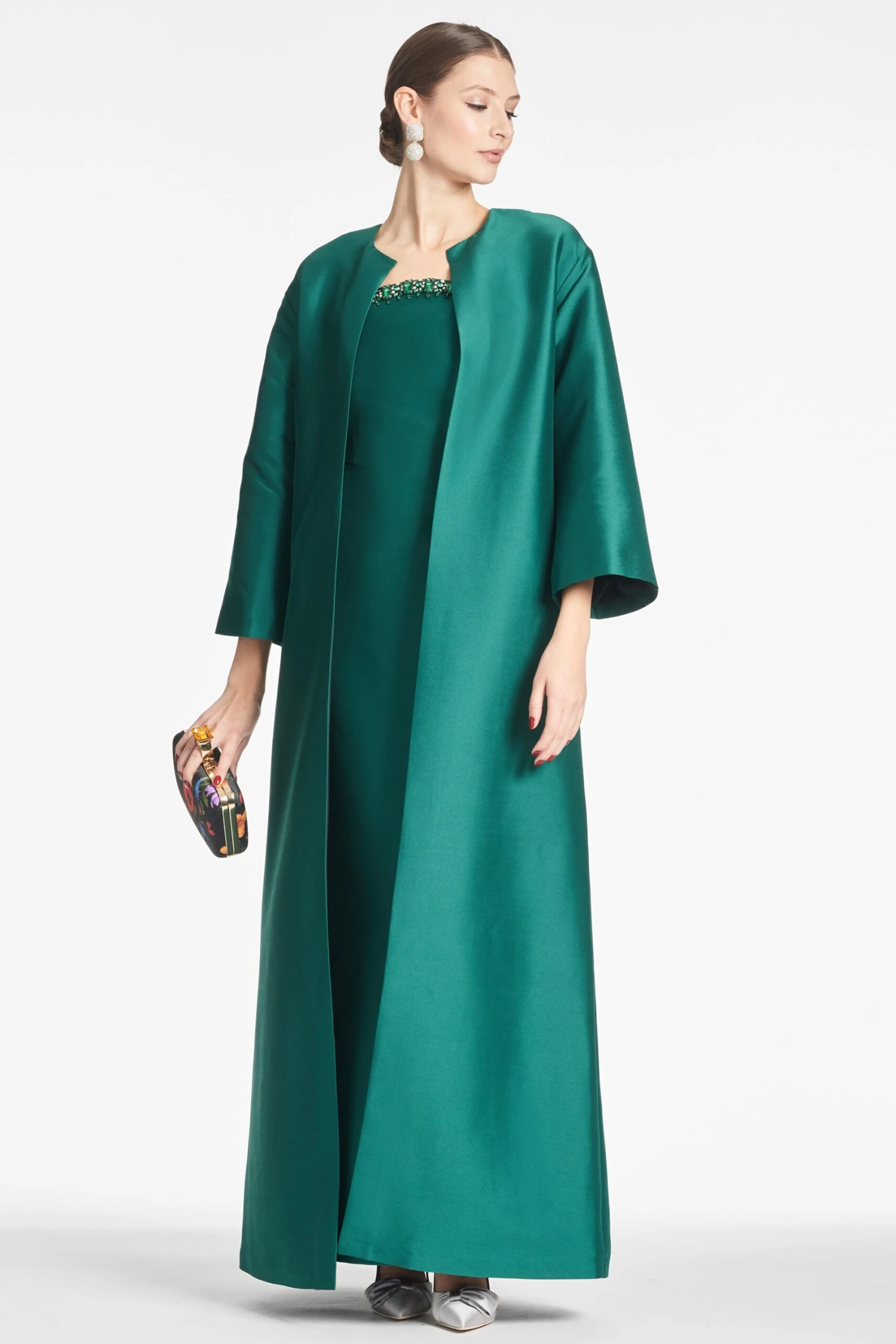 Calliope Coat - Emerald - Image 2