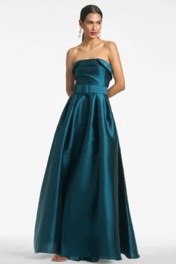 Ceri Gown - Deep Teal