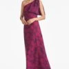 Chelsea Gown - Magenta Bloom