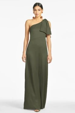 Chelsea Gown - Moss Green