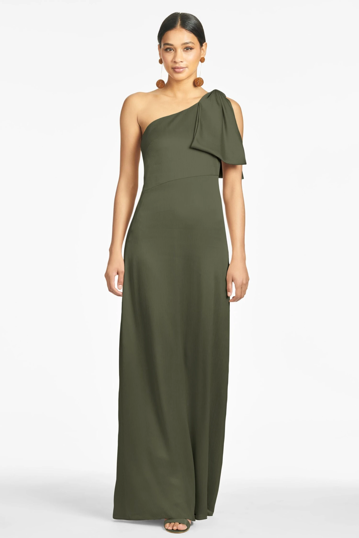 Chelsea Gown - Moss Green