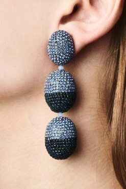 Lanah Earrings - Crystals