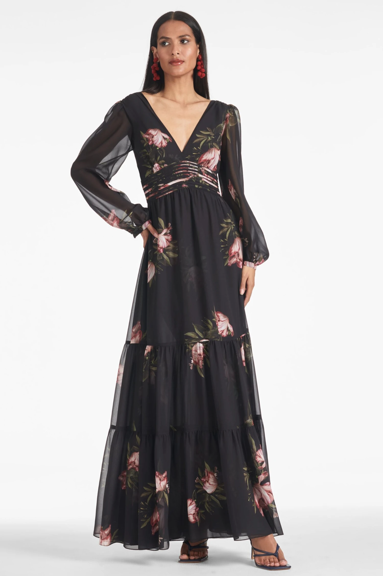 Jules Gown - Noir Blossom - Image 3