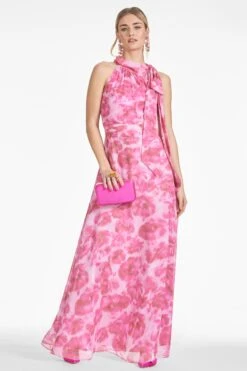 Kayla Gown - Pink Fantasia Bloom