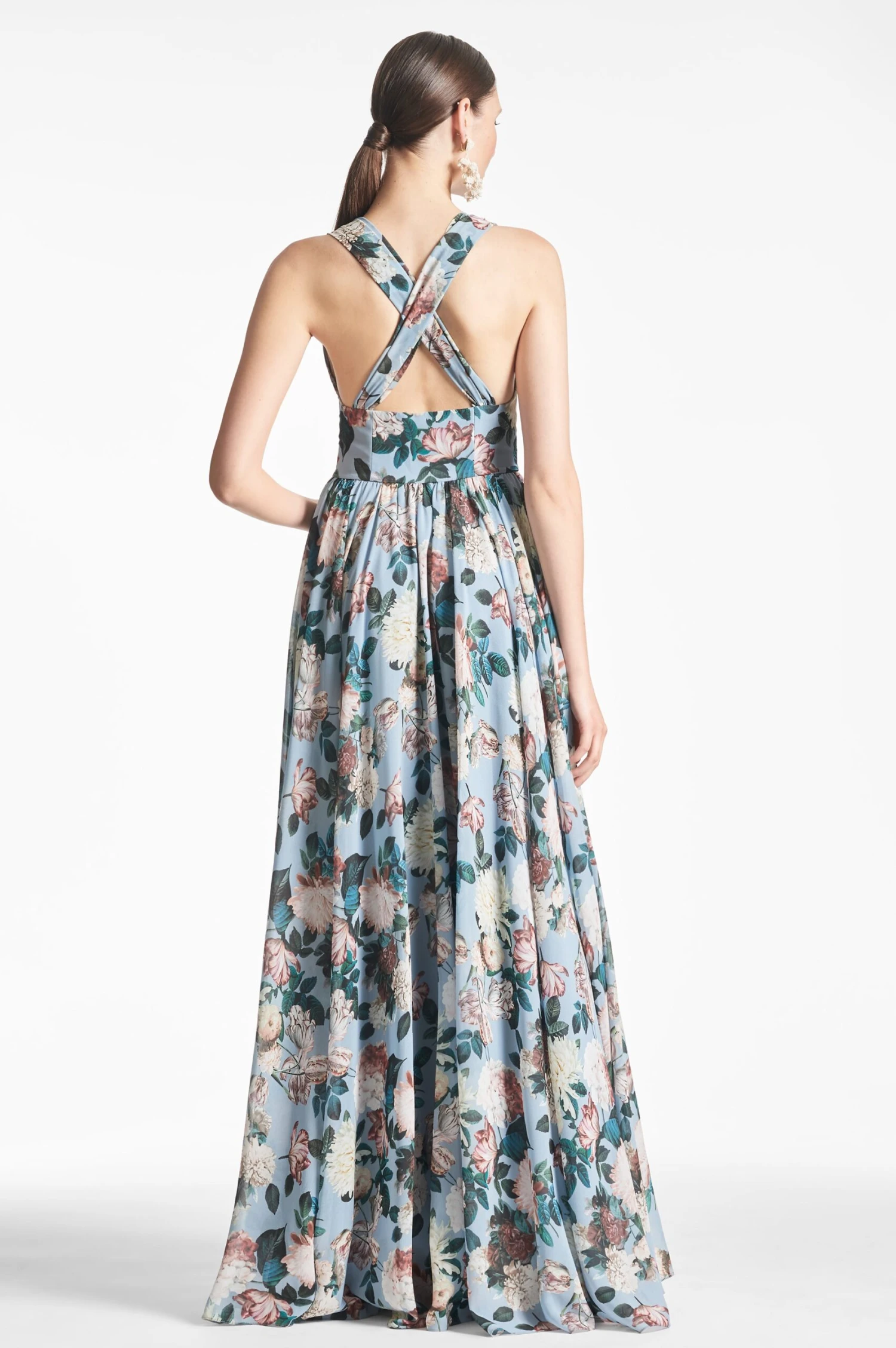 Kenzia Gown - Ice Blue Garden - Image 5