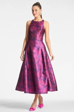 Lexie Top - Magenta Bloom