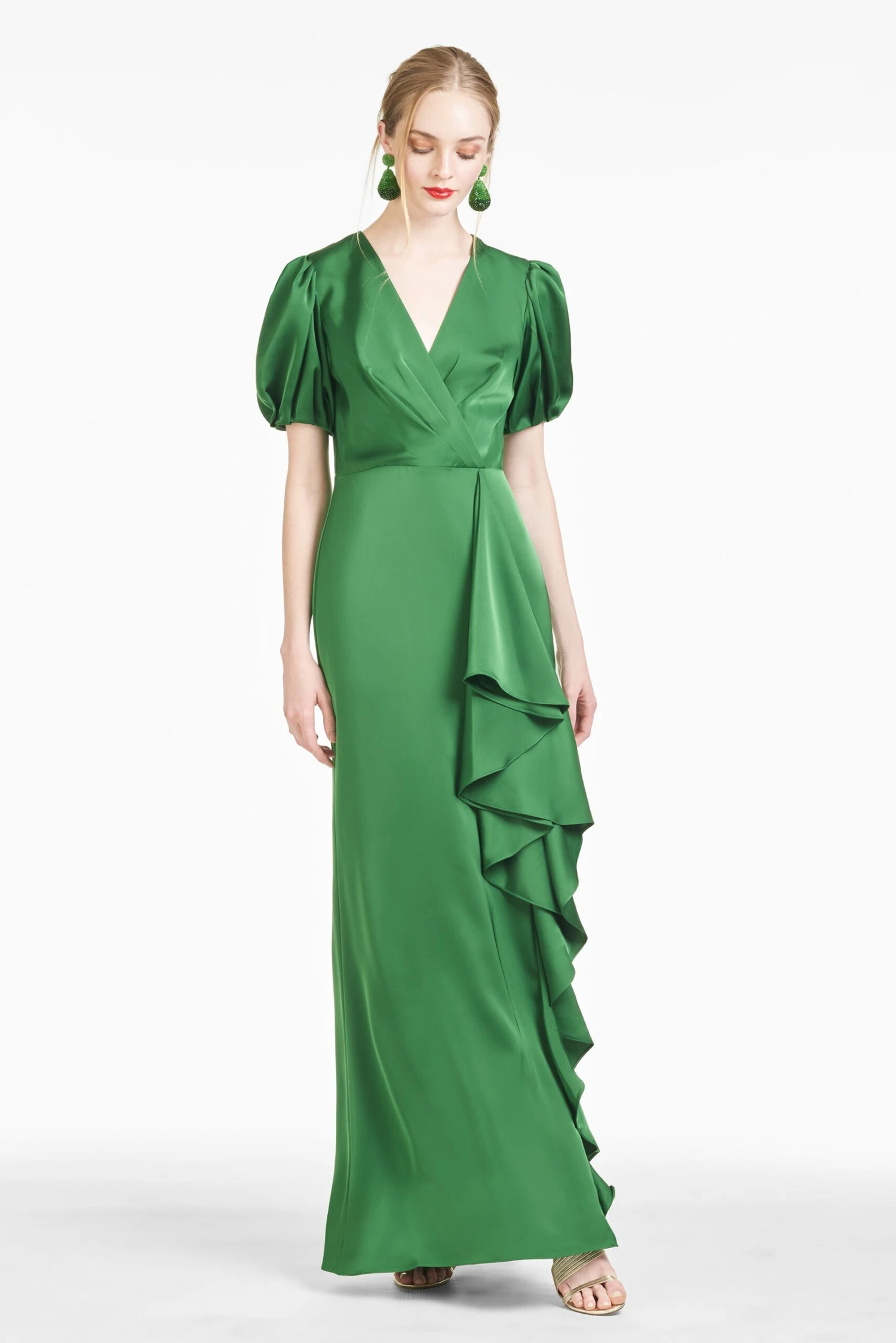 Mila Gown - Emerald - Image 2
