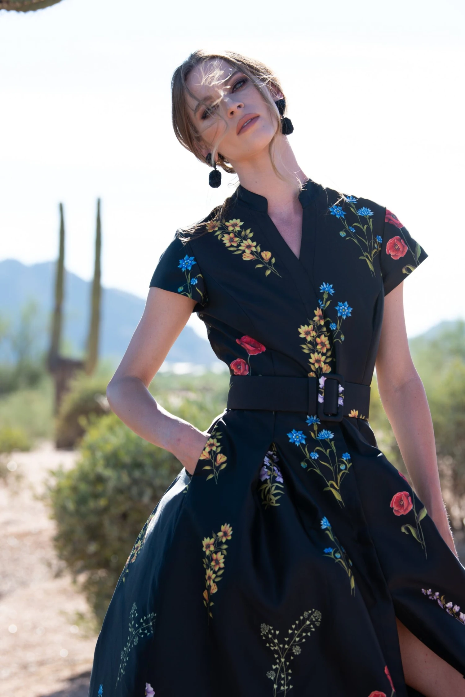 Marta Gown - Noir Bouquet - Image 7