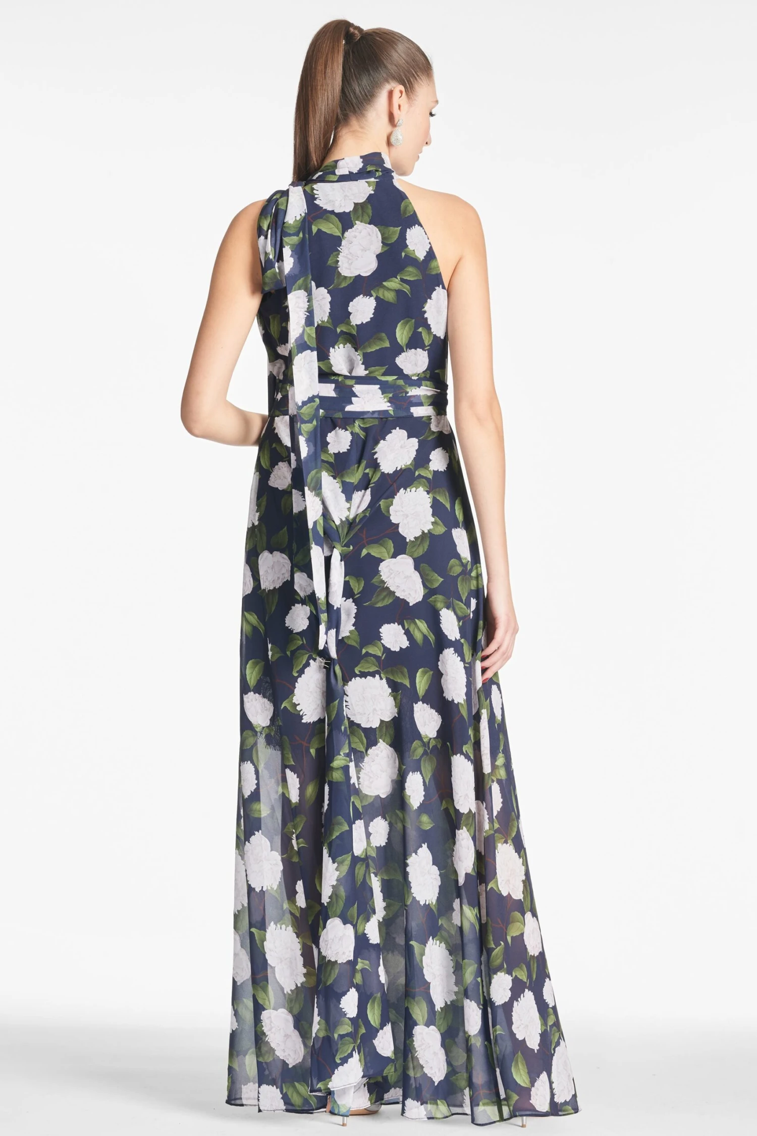 Selena Gown - Navy/Ivory Moonlit Garden - Image 5