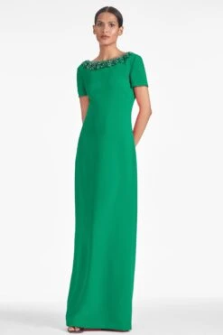 Shiloh Gown - Cadmium Green