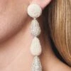 Eliza Earrings - Smooth Beads / Crystals