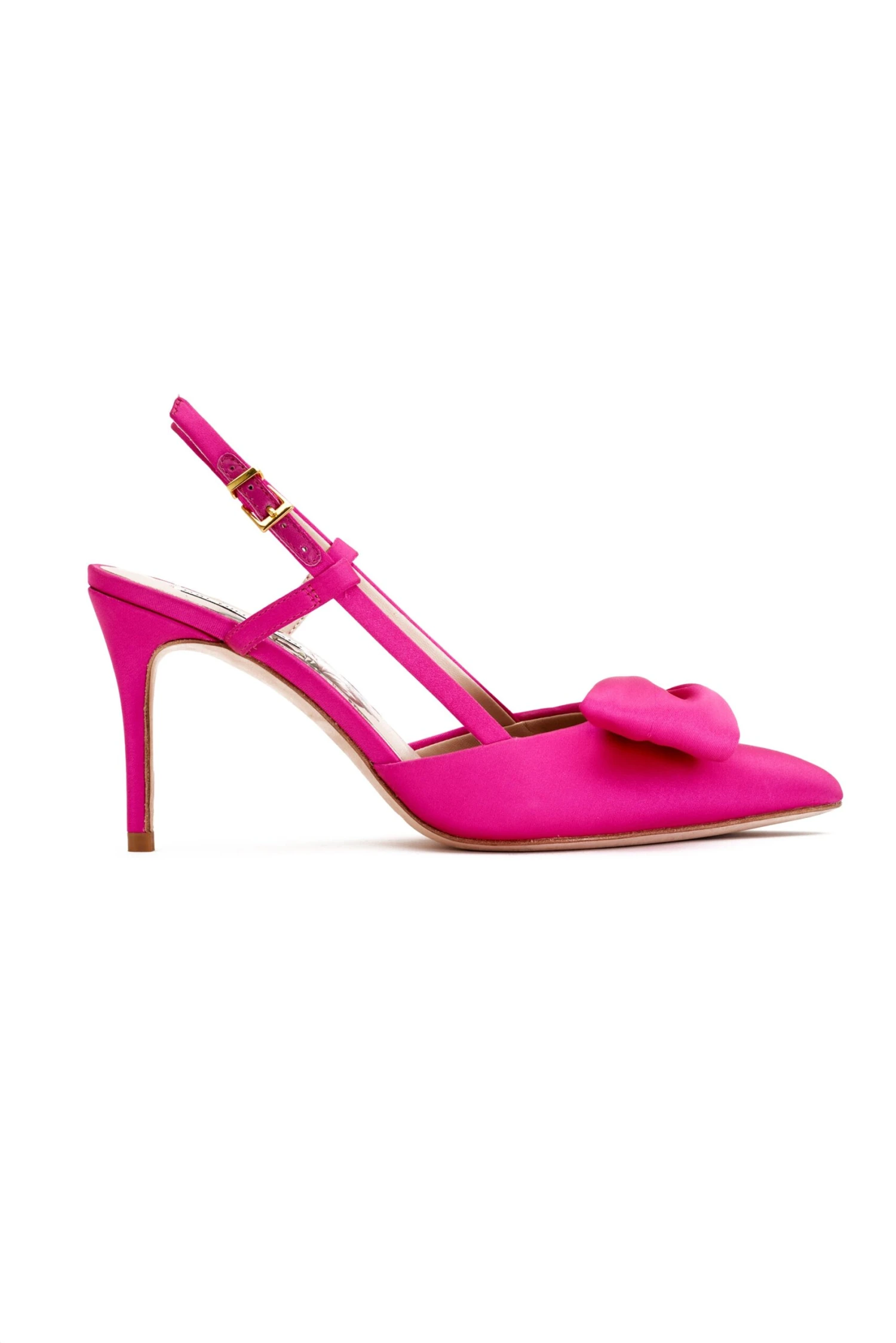 Lenox Obi-Bow Slingback - Cerise - Image 3