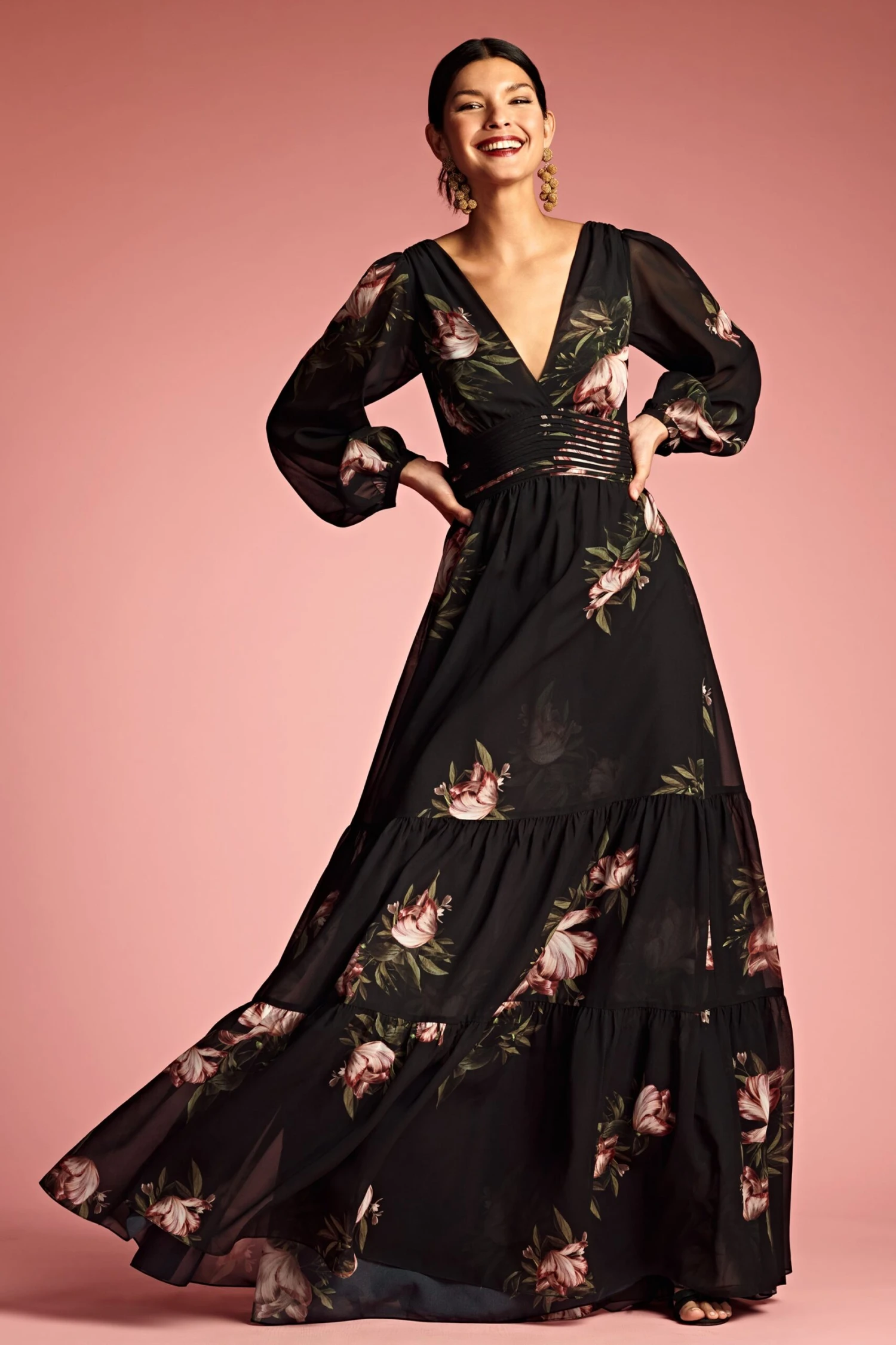 Jules Gown - Noir Blossom - Image 2