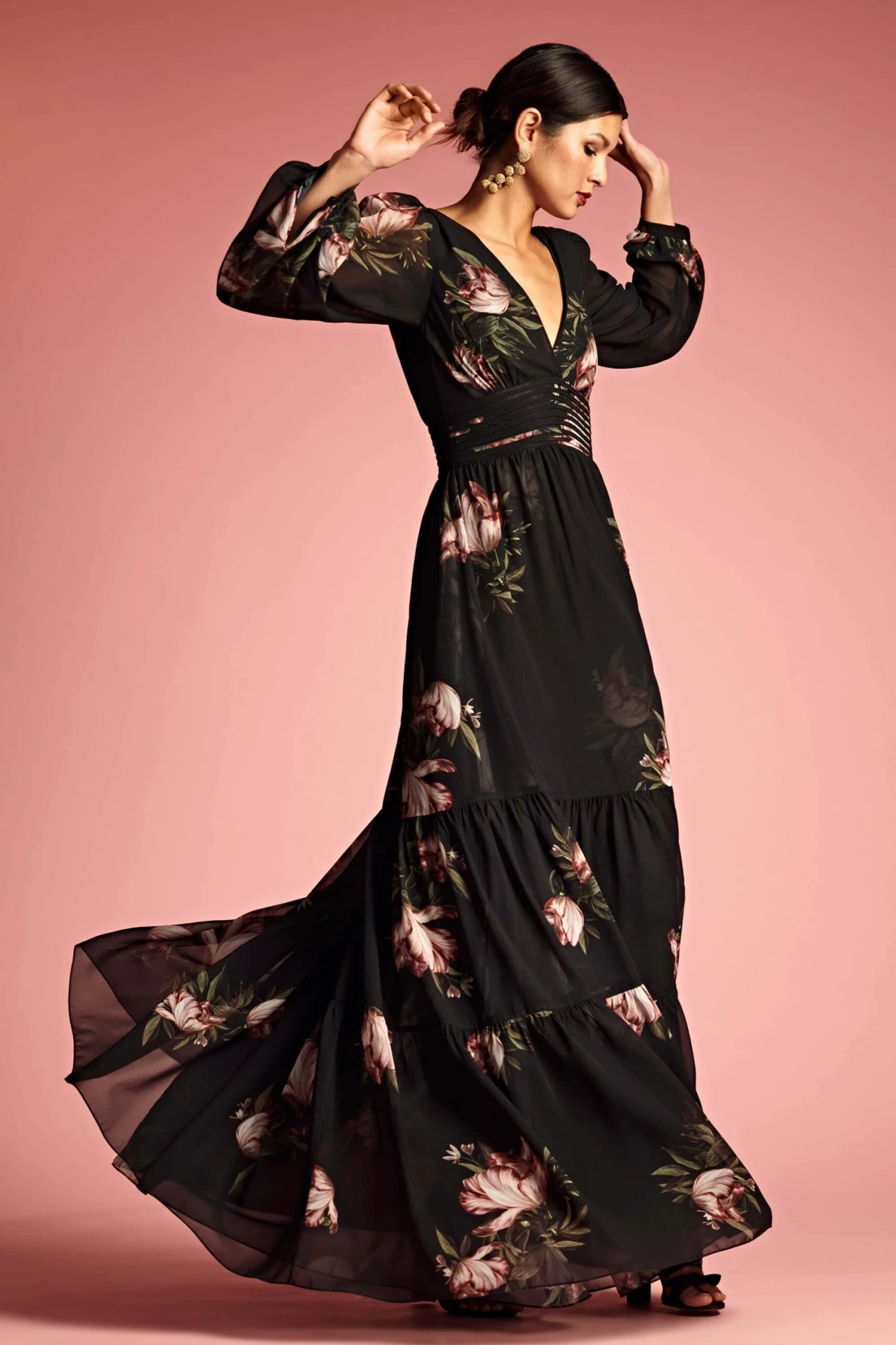 Jules Gown - Noir Blossom - Image 5