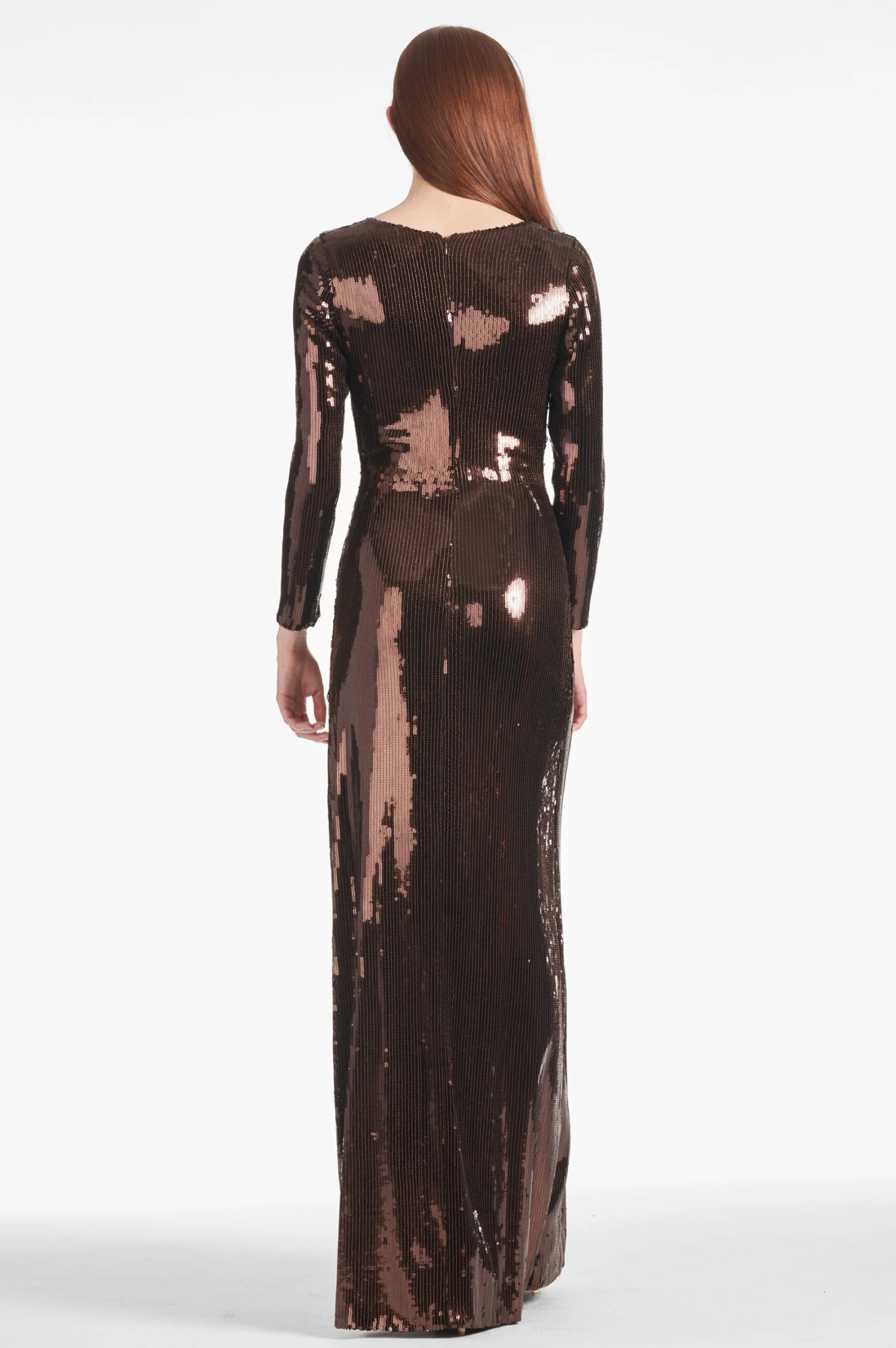 Sequin Talulla Gown - Espresso - Image 3
