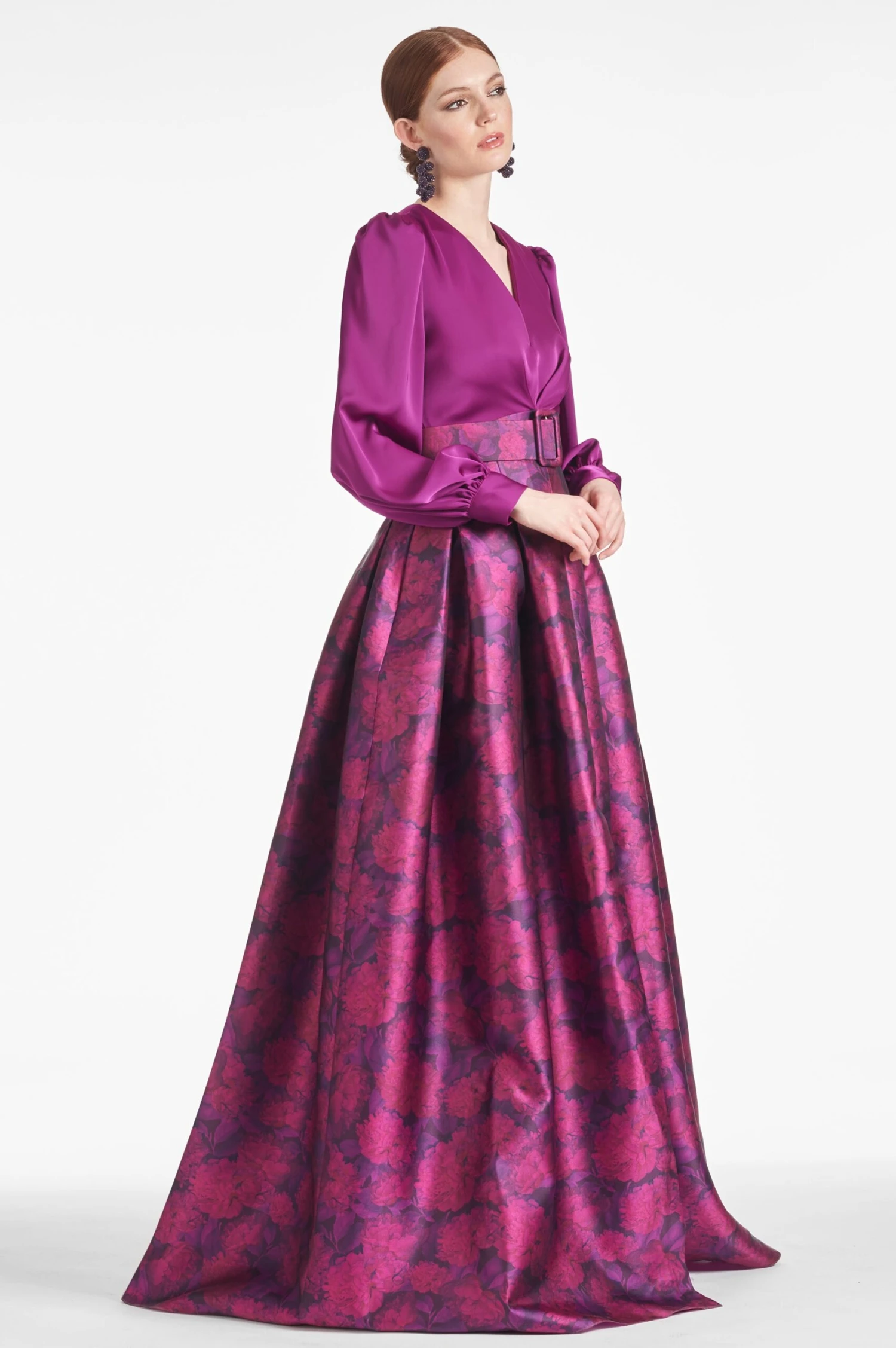 Zoe Gown - Sparkling Grape/Magenta Bloom - Image 2